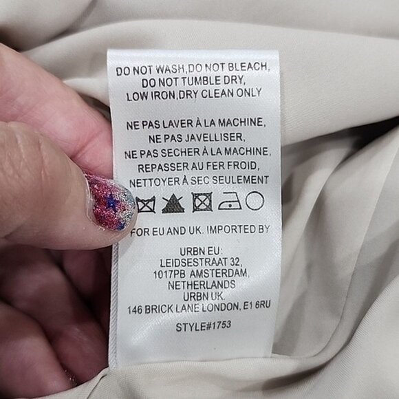 Anthropologie Hutch Geo Abstract Wrap Short Sleeve Hi/low Maxi Dress, NWT, Small - Picture 6 of 9